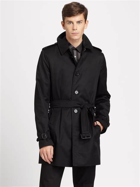 burberry coats black|Burberry black coats men.